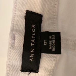 White skinny Jeans, Ann Taylor worn once